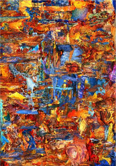 Original Contemporary Abstract Digital by Gregory Baker