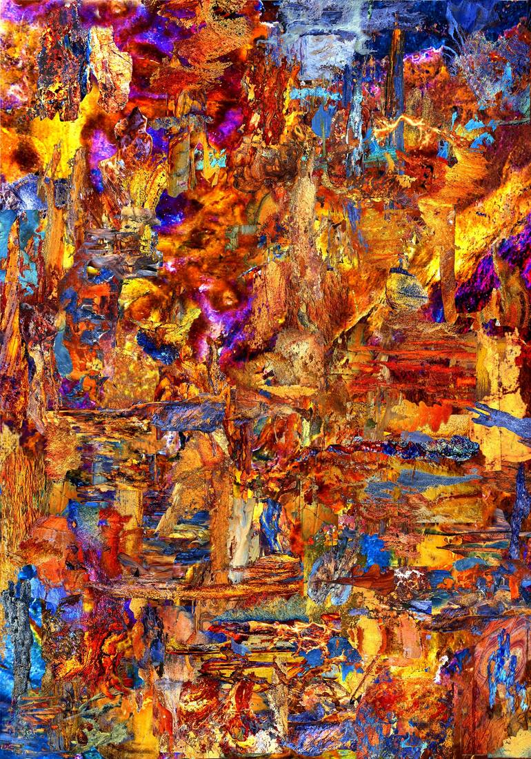 Original Abstract Digital by Gregory Baker | Abstract Art on Canvas | The way you look at it