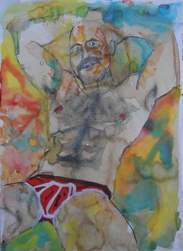 Print of Figurative Men Paintings by Bashar Ali