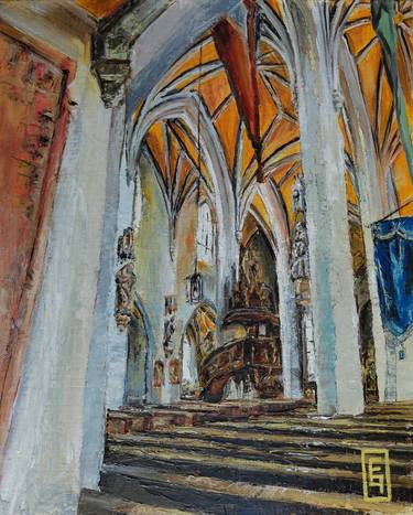 Original Interiors Paintings by Eva Genoveva