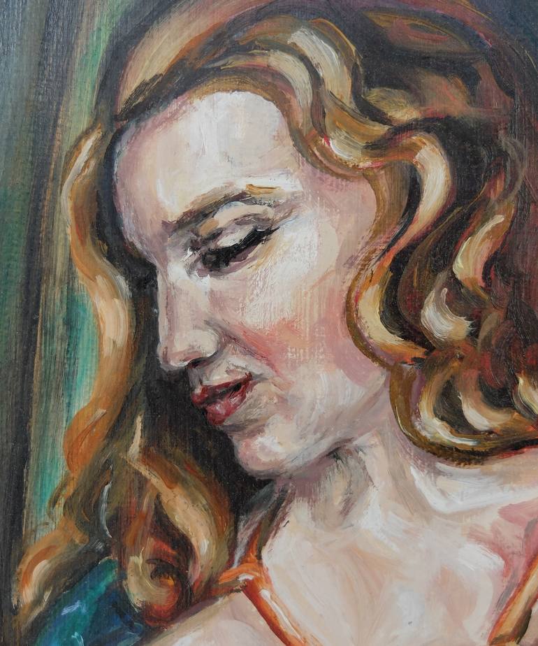 Original Erotic Painting by Eva Genoveva