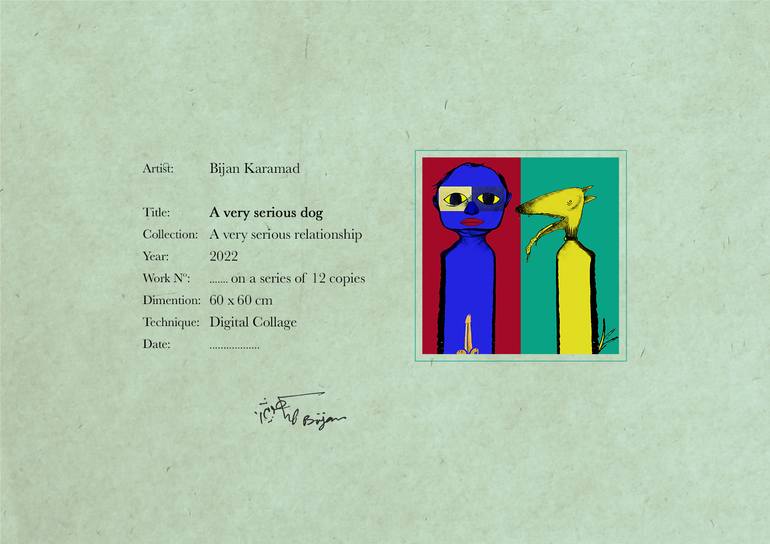 Original Digital Art Humor Digital by Bijan Karamad