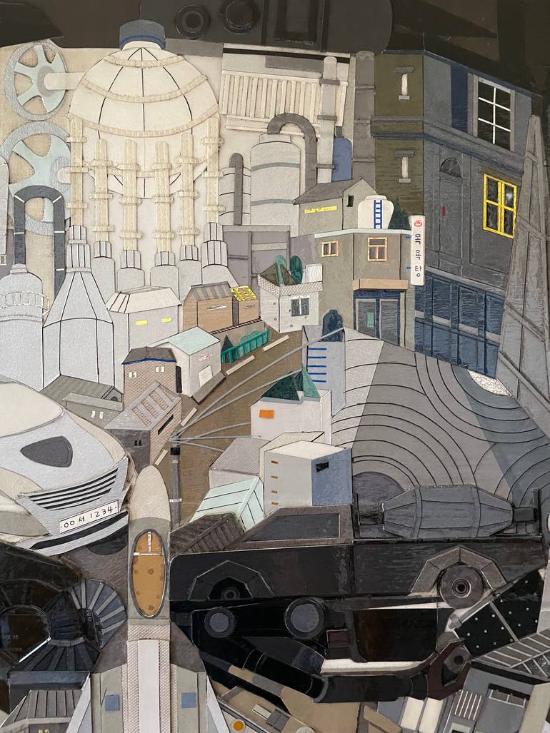Original Contemporary Fantasy Mixed Media by Mijin Jung