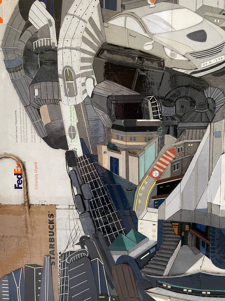 Original Contemporary Fantasy Mixed Media by Mijin Jung