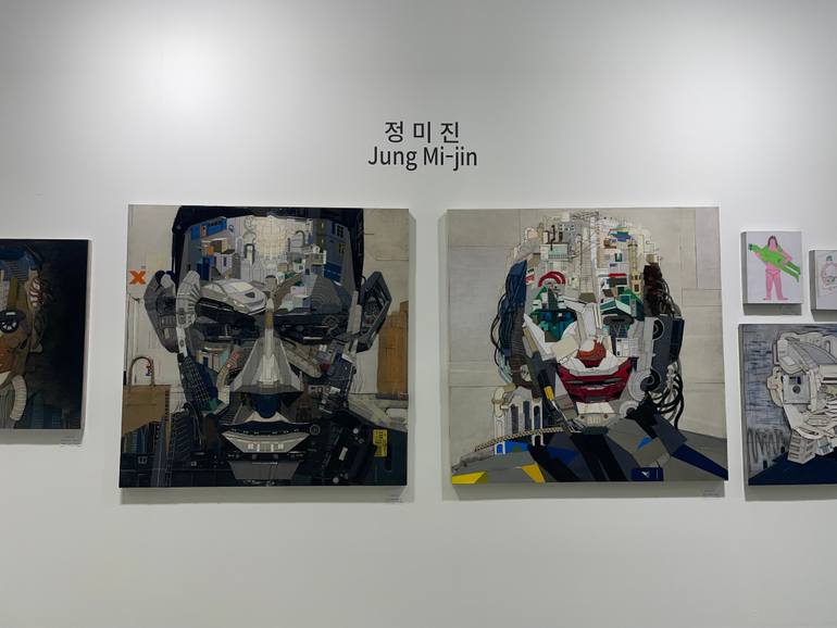 Original Contemporary Fantasy Mixed Media by Mijin Jung