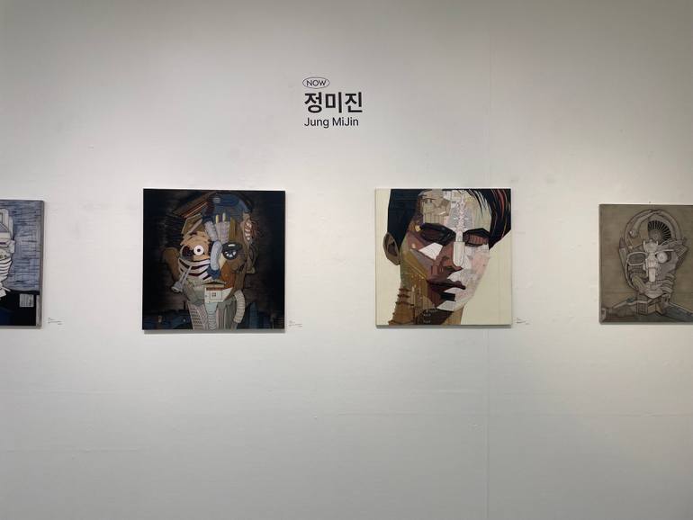 Original Contemporary People Mixed Media by Mijin Jung