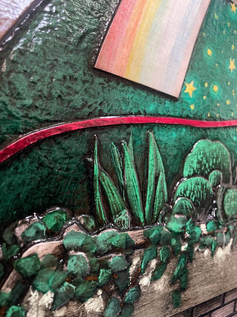 Original Contemporary Fantasy Mixed Media by Mijin Jung