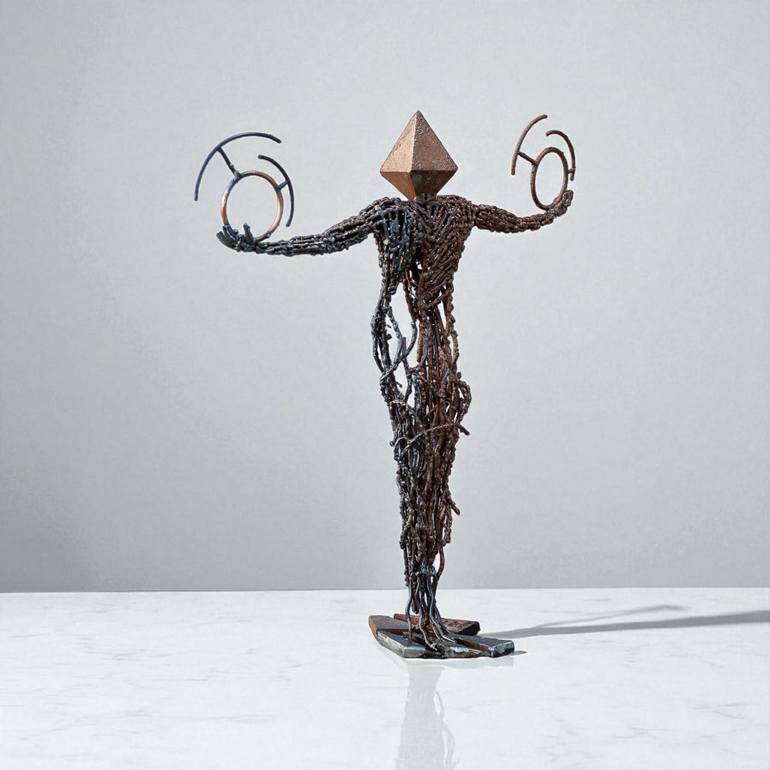 Original Abstract Sculpture by Manuel Quaresima