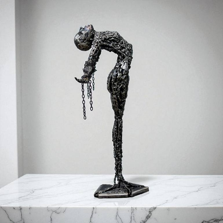Original Abstract Sculpture by Manuel Quaresima
