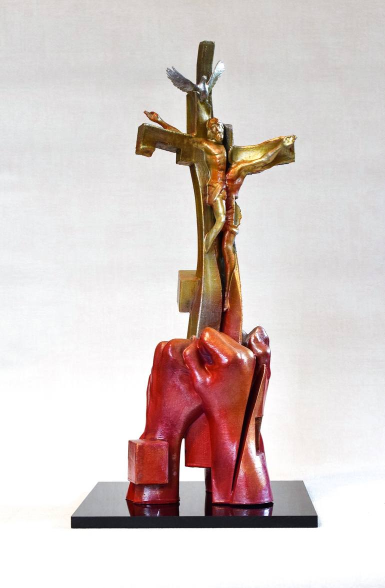 Original Conceptual Religion Sculpture by Nikolay Devnenski