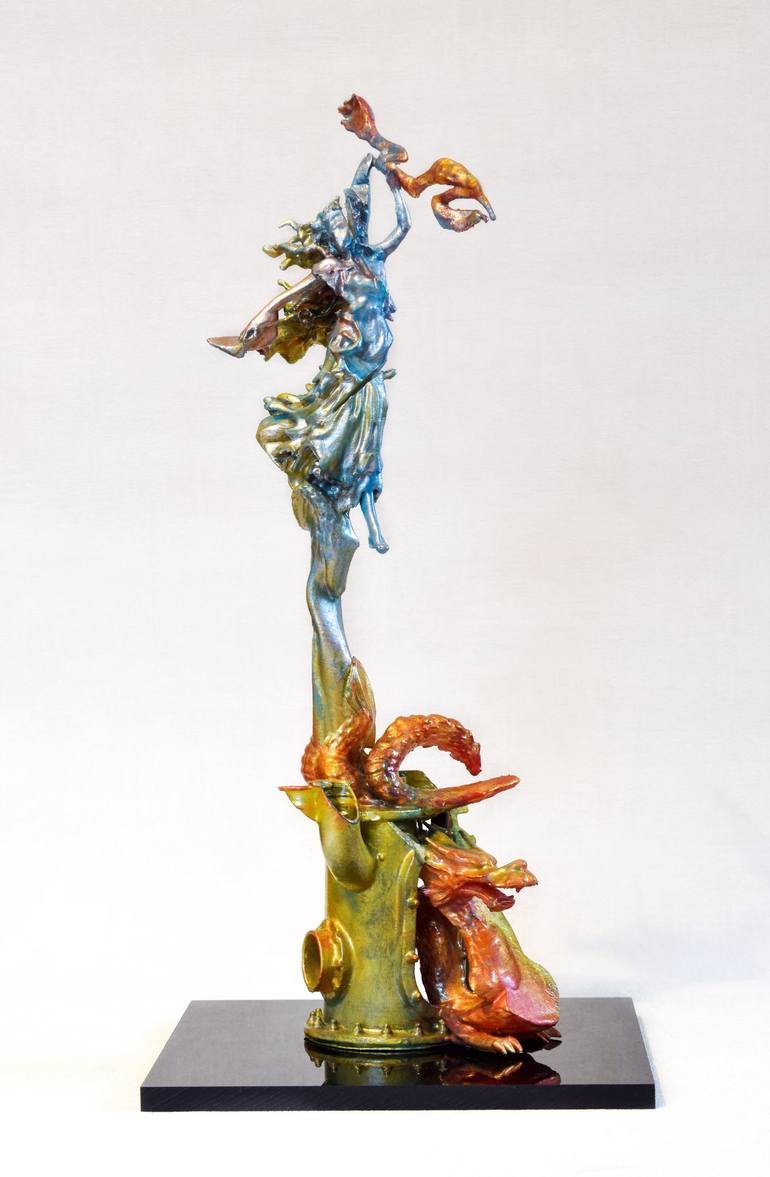 Original Figurative Fantasy Sculpture by Nikolay Devnenski