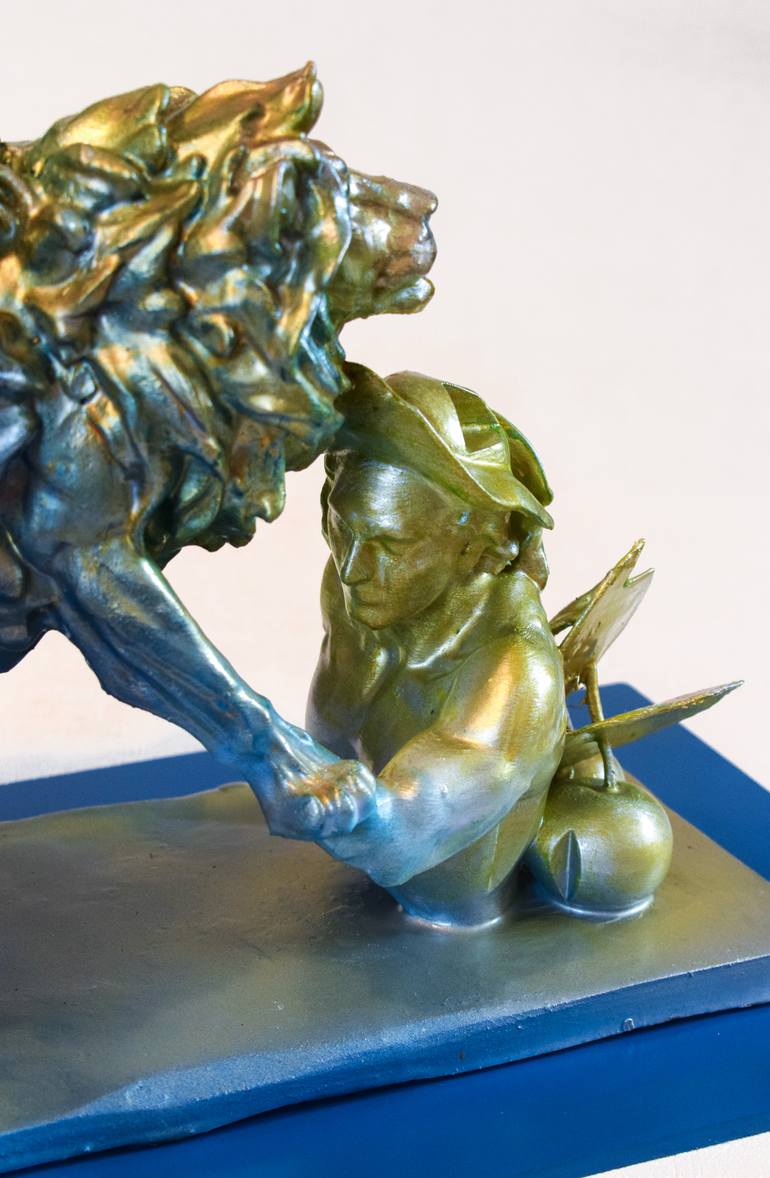 Original Art Deco Animal Sculpture by Nikolay Devnenski