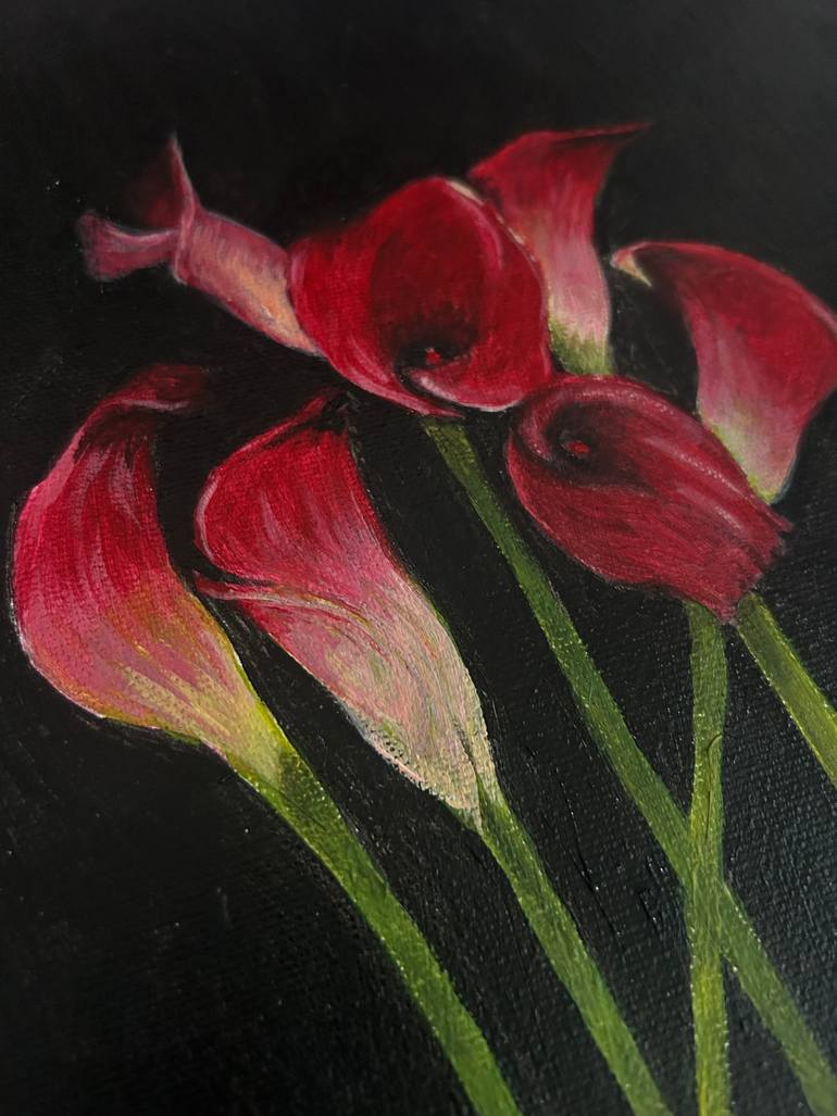 Original Figurative Floral Painting by Federica Cit