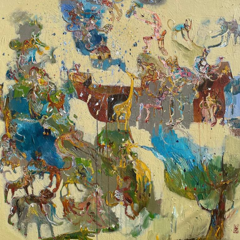Original Contemporary Animal Paintings by Gabriele Poidomani