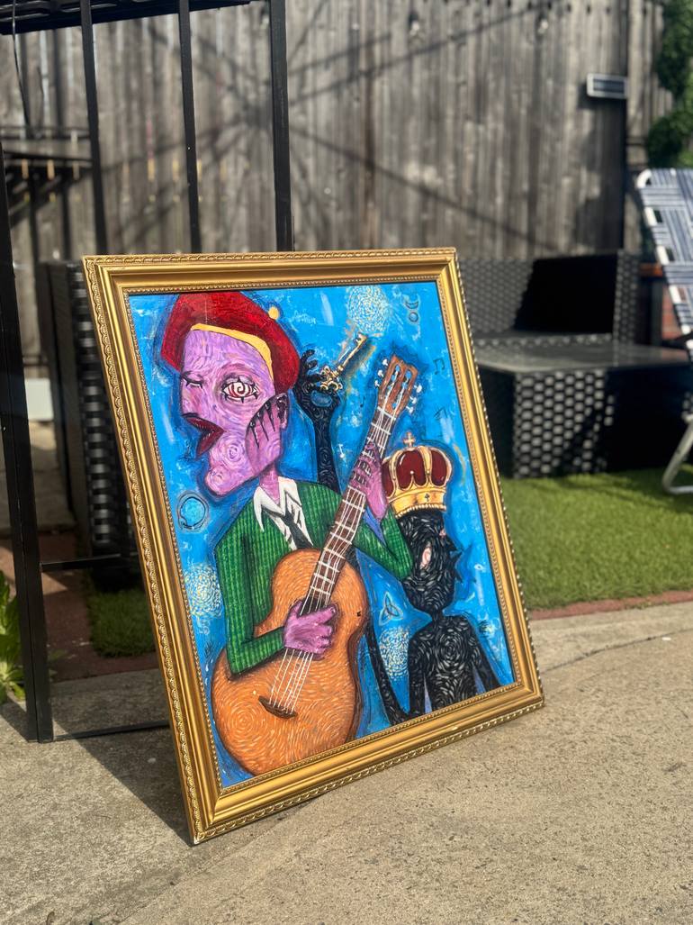 Original Contemporary Music Painting by Keneth Mena
