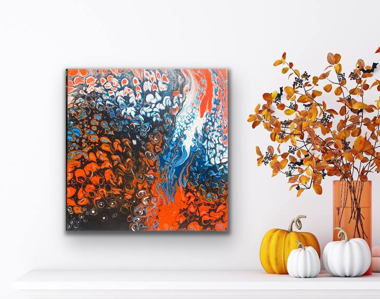 Original Abstract Expressionism Abstract Painting by Jana Raymi