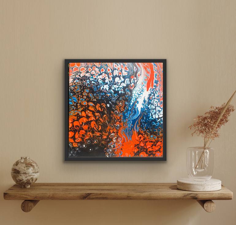Original Abstract Expressionism Abstract Painting by Jana Raymi