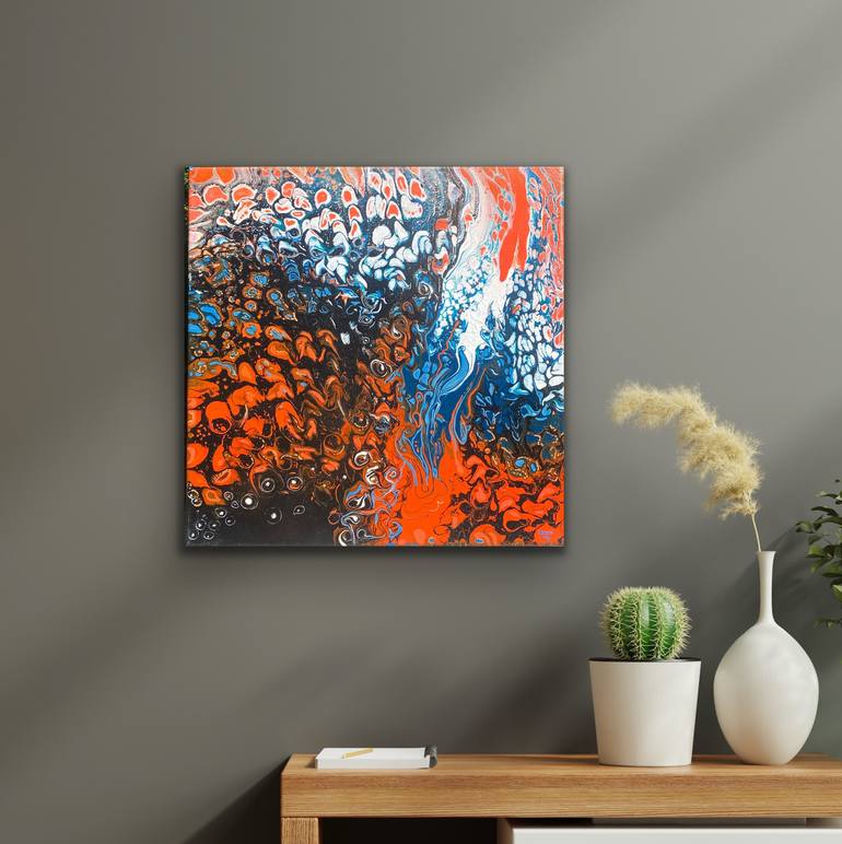 Original Abstract Expressionism Abstract Painting by Jana Raymi