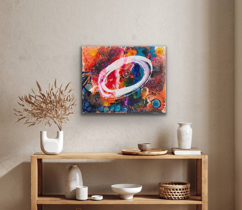 Original Art Deco Abstract Painting by Jana Raymi