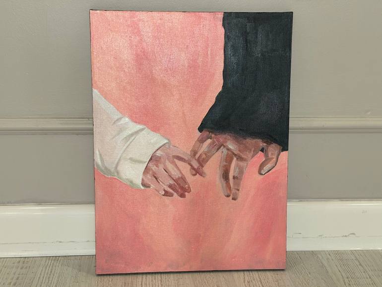 Original Figurative Love Painting by Arailym Umbetova
