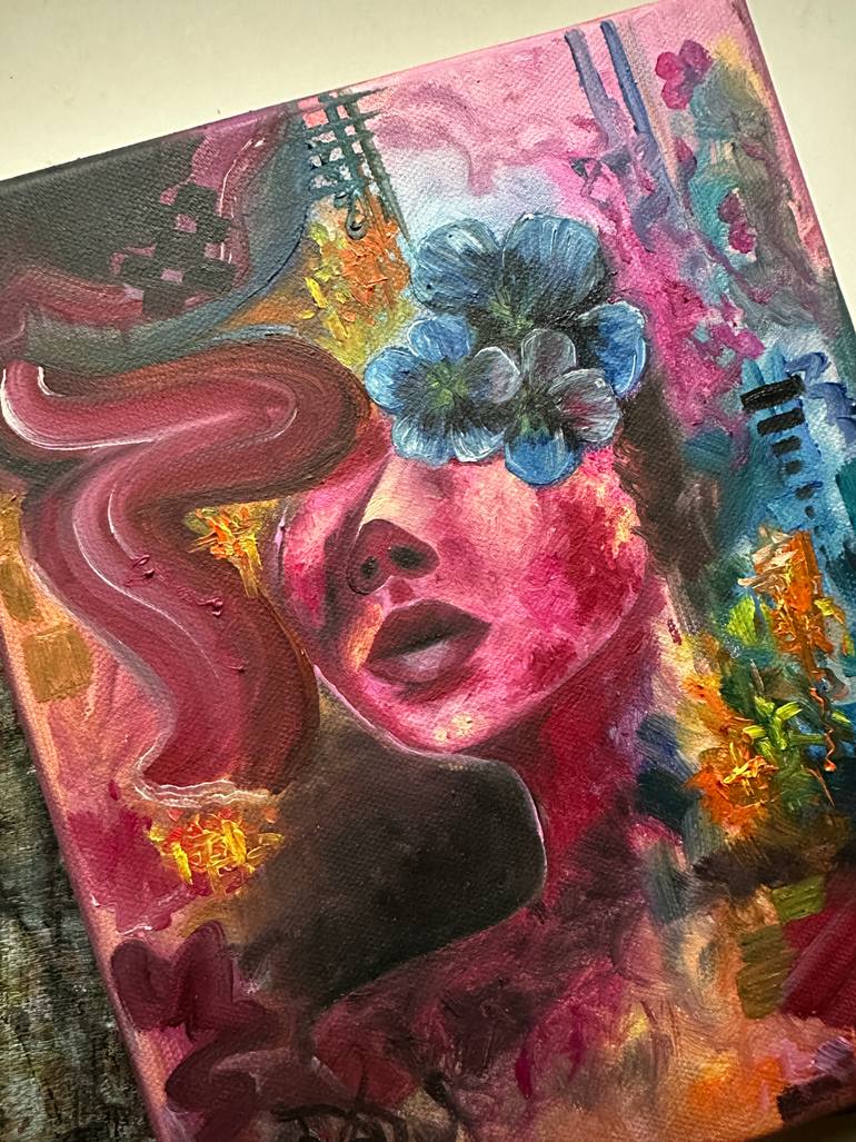 Original Abstract Women Painting by Tharukshika Kumari