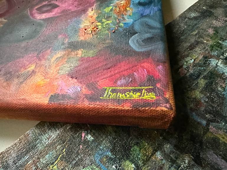 Original Abstract Women Painting by Tharukshika Kumari