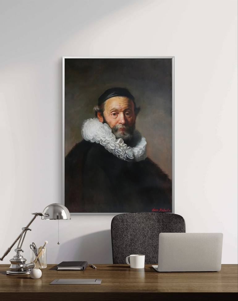 Original Figurative Men Painting by Luca Sabato