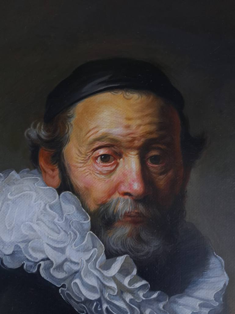 Original Figurative Men Painting by Luca Sabato