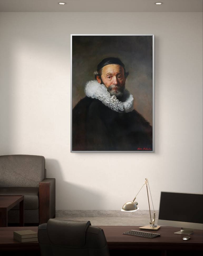 Original Figurative Men Painting by Luca Sabato