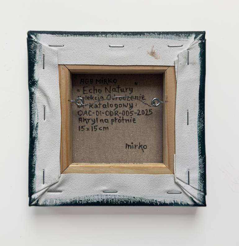 Original Abstract Expressionism Abstract Painting by Aga Mirko