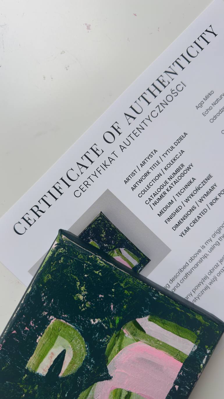 Original Abstract Expressionism Abstract Painting by Aga Mirko