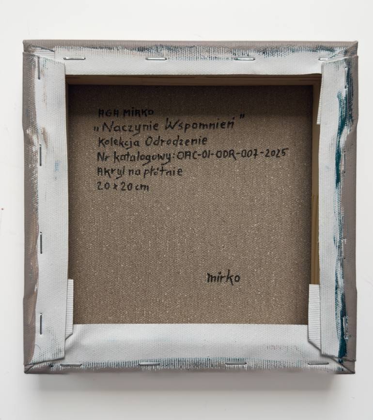 Original Abstract Expressionism Abstract Painting by Aga Mirko