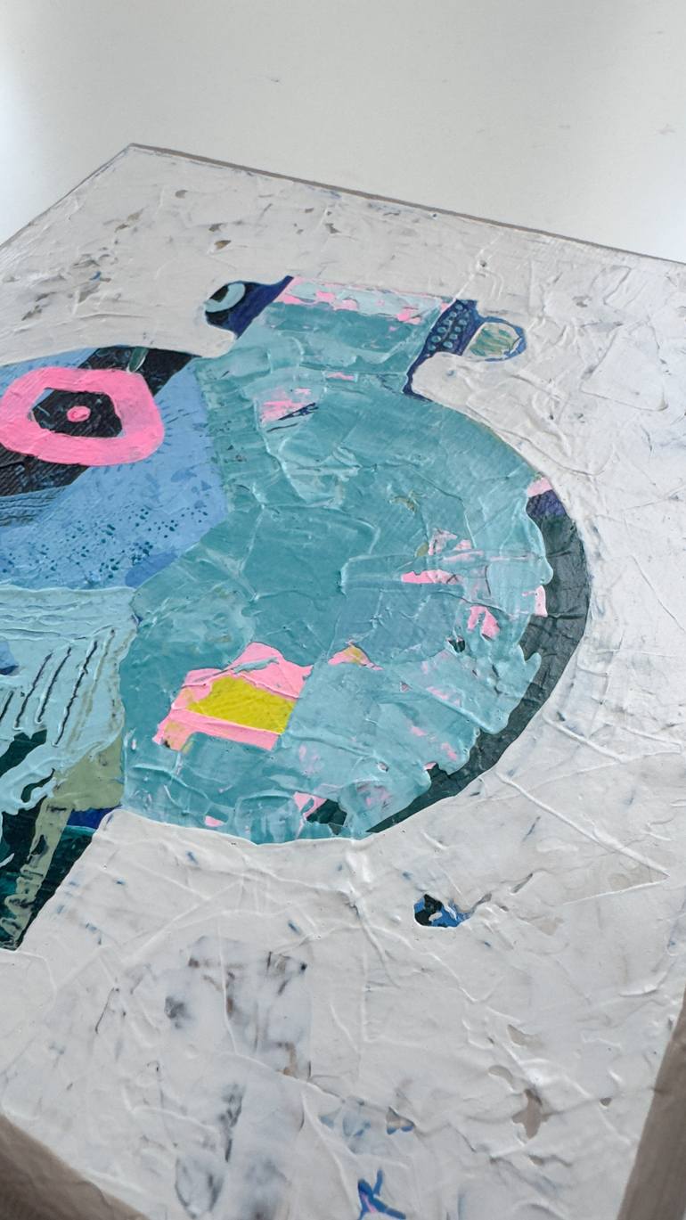 Original Abstract Expressionism Abstract Painting by Aga Mirko