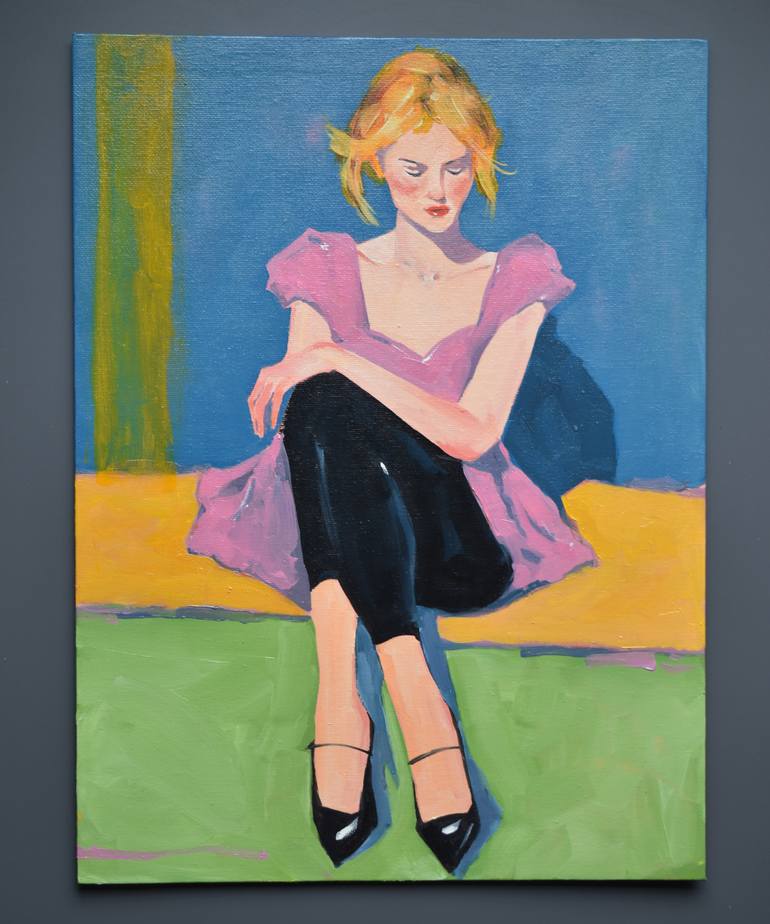 Original Impressionism Women Painting by Alexei Yakurin