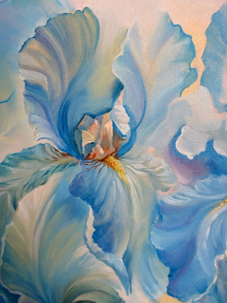 Original Abstract Botanic Painting by Sana Svitla