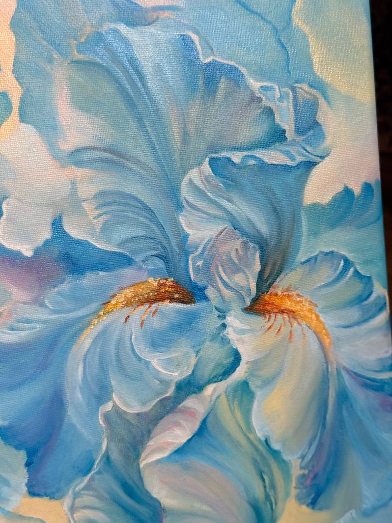 Original Abstract Botanic Painting by Sana Svitla