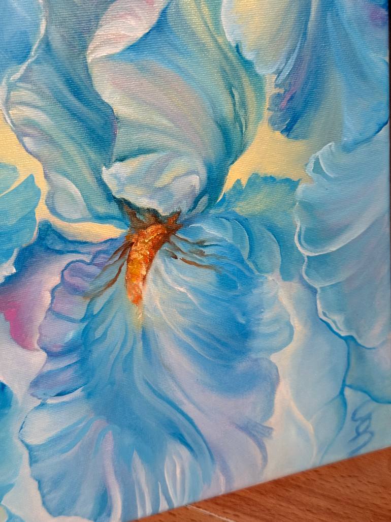 Original Abstract Botanic Painting by Sana Svitla