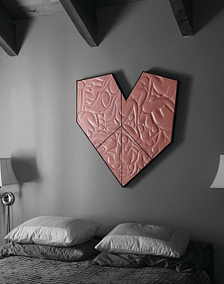 Original Contemporary Love Sculpture by Richard Carson