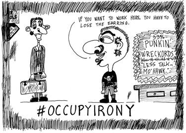 Occupy Irony comic strip panel thumb