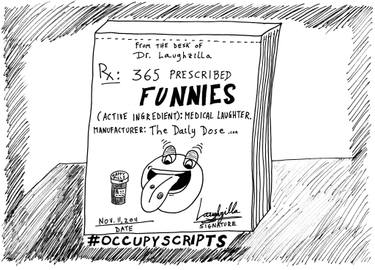 Original Pop Art Humor Drawing by Yasha Harari