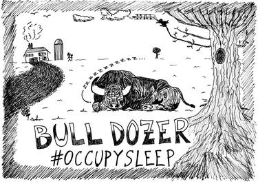 Occupy Sleep editorial cartoon thumb