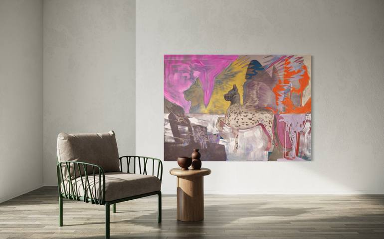 Original Contemporary Fantasy Painting by Myth Jorden