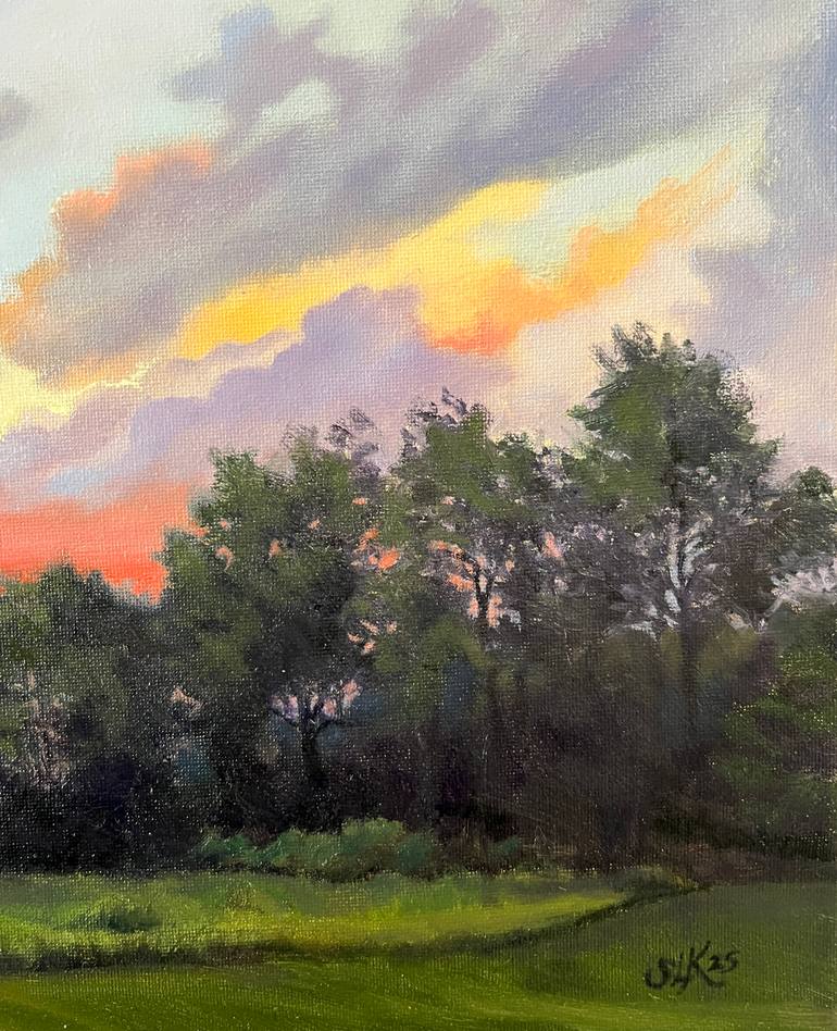 Original Impressionism Landscape Painting by Stacy Kelley