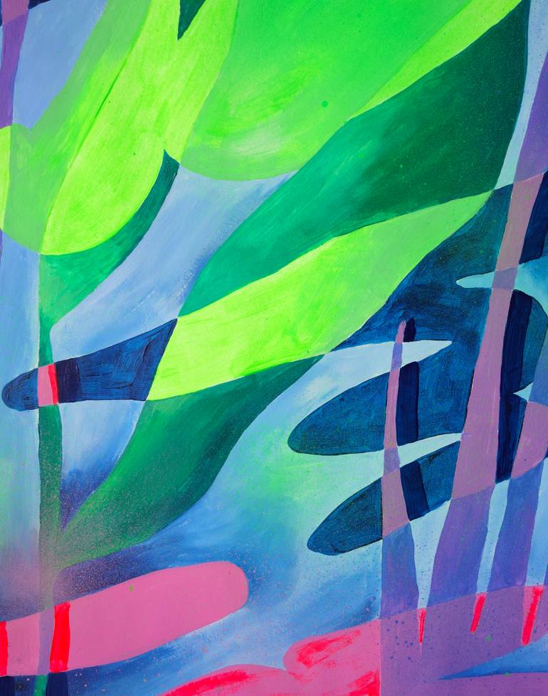 Original Abstract Painting by Perrine Honore