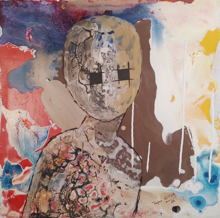 Original Contemporary Abstract Paintings by Taylor Attila