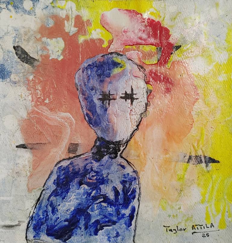 Original Contemporary Abstract Paintings by Taylor Attila