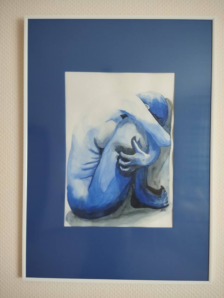 Original Figurative Nude Painting by Iuliia Andreeva