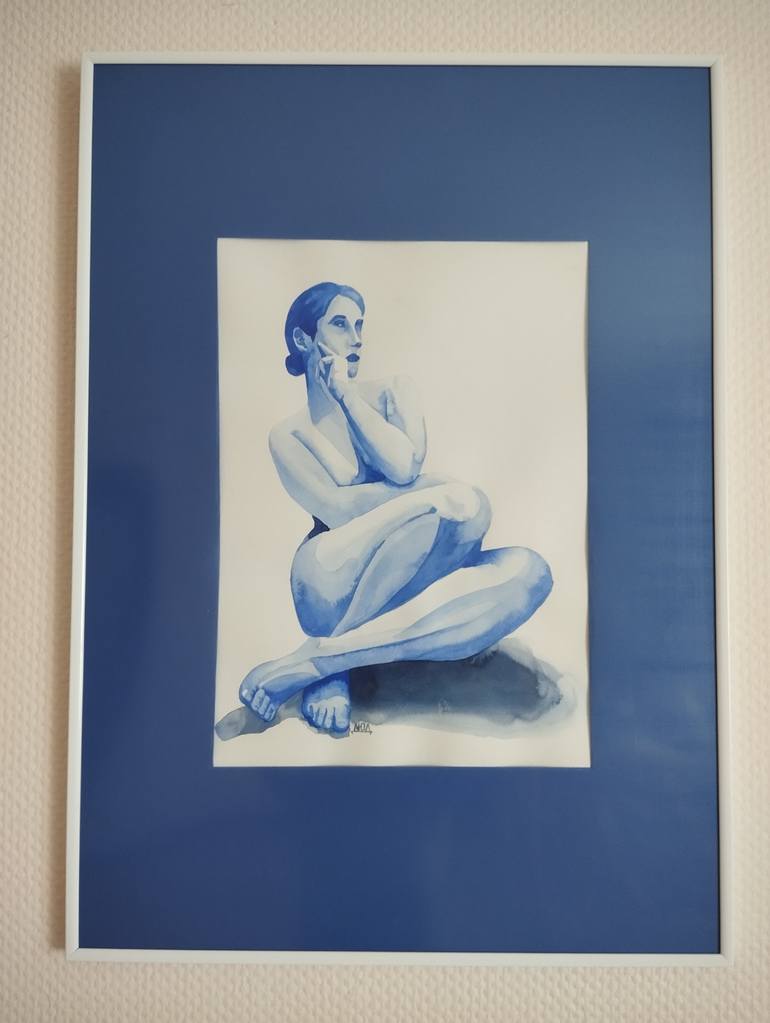 Original Figurative Nude Painting by Iuliia Andreeva