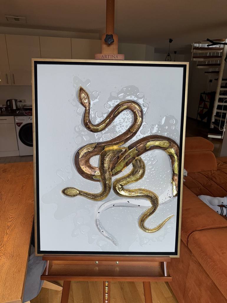 Original Abstract Expressionism Animal Paintings by Natalia Minina