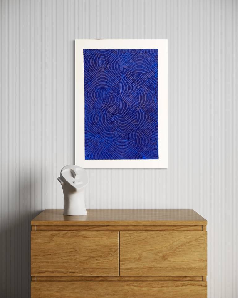 Original Contemporary Abstract Painting by Zhazgul Maksat